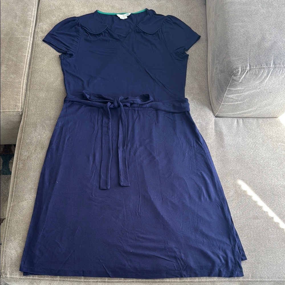 Boden Navy Wrap Dress